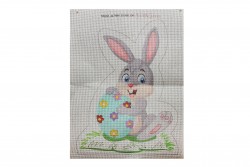 Κέντημα πετσετάκι 35Χ50cm Πασχαλινό Λαγουδάκι