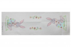 Κέντημα τραβέρσα 40Χ135cm Πασχαλινό Λαγουδάκι