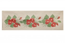 Κέντημα τραβέρσα 37Χ137cm με άνθη Ανθούριου