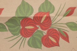 Κέντημα τραβέρσα 37Χ137cm με άνθη Ανθούριου