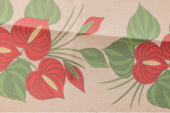 Κέντημα τραβέρσα 37Χ137cm με άνθη Ανθούριου