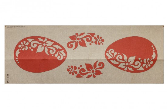 Κέντημα τραβέρσα 50Χ130cm με σχέδιο Πασχαλινό Αυγό