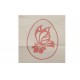 Κέντημα μικρό καρέ 50Χ50cm με σχέδιο Πασχαλινό Αυγό με πεταλούδα
