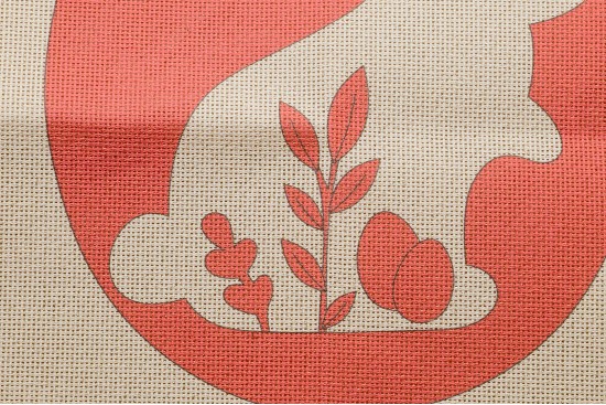 Κέντημα μικρό καρέ 50Χ50cm με σχέδιο Πασχαλινό Αυγό με λαγουδάκι