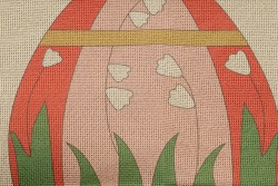 Κέντημα μικρό καρέ 50Χ50cm με σχέδιο Πασχαλινό αυγό Φαμπερζέ