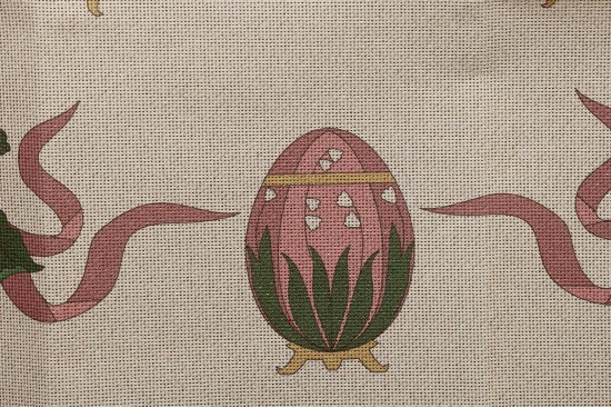 Κέντημα καρέ 100Χ100cm με σχέδιο Πασχαλινό Αυγό Φαμπερζέ  