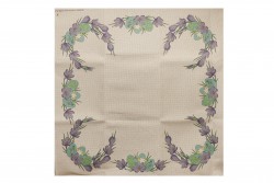 Κέντημα καρέ 100Χ100cm με σχέδιο Πασχαλινό - Αυγό και Λουλούδια