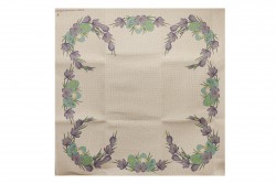 Κέντημα καρέ 100Χ100cm με σχέδιο Πασχαλινό - Αυγό και Λουλούδια