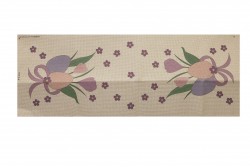 Κέντημα τραβέρσα 50Χ130cm με σχέδιο Πασχαλινό - Αυγό και Λουλούδια