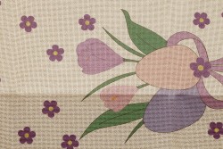 Κέντημα τραβέρσα 50Χ130cm με σχέδιο Πασχαλινό - Αυγό και Λουλούδια