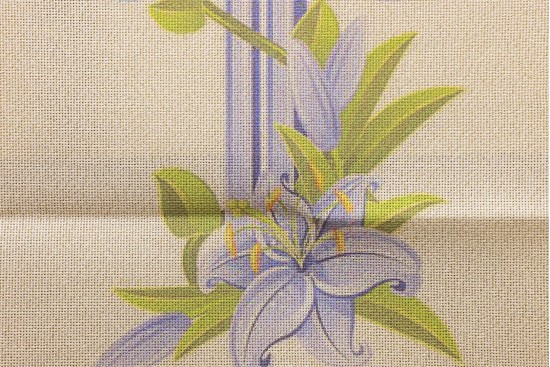 Κέντημα προσκυνητάρι τραβέρσα 50X150cm Σταυρός και Άνθη