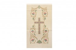 Κέντημα προσκυνητάρι τραβέρσα 50X150cm Σταυρός και Άμπελος