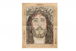 Κέντημα κάδρο 40X50cm με θέμα τoν Ιησού Χριστό - Νυμφίο