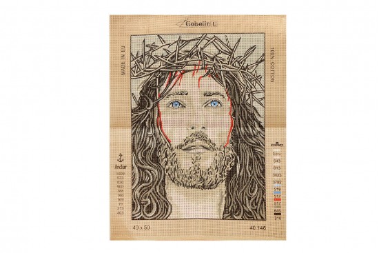 Κέντημα κάδρο 40X50cm με θέμα τoν Ιησού Χριστό - Νυμφίο