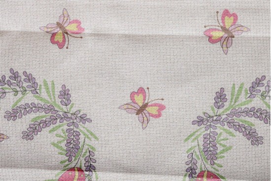 Κέντημα καρέ 100Χ100cm με σχέδιο Πασχαλινό - Στεφάνι