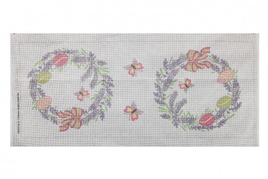 Κέντημα σεμέν 40Χ93cm με σχέδιο Πασχαλινό - Στεφάνι