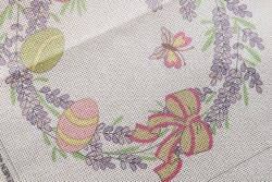 Κέντημα σεμέν 40Χ93cm με σχέδιο Πασχαλινό - Στεφάνι