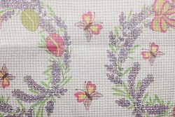 Κέντημα τραβέρσα 40Χ130m με σχέδιο Πασχαλινό - Στεφάνι