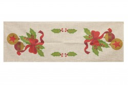 Κέντημα τραβέρσα 42X130cm με σχέδιο Χριστουγεννιάτικο