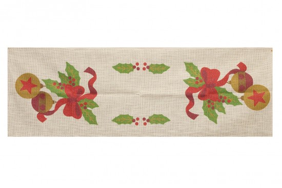 Κέντημα τραβέρσα 42X130cm με σχέδιο Χριστουγεννιάτικο