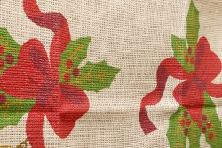 Κέντημα καρέ 90X90cm με σχέδιο Χριστουγεννιάτικο