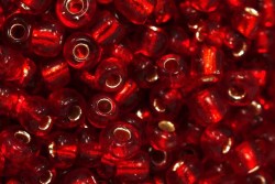 Χαντράκια στρογγυλά για κέντημα κόκκινα 2.9mm 