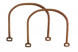 Χερούλια για τσάντα σε χρώμα του ξύλου διαστάσεων 23Χ19cm