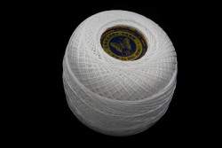 Crochet Knitting Yarn String Thread Petalouda N 20 white color