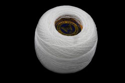 Crochet Knitting Yarn String Thread Petalouda N 40 white color