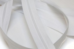 Φερμουάρ μέτρου Νο 3 σε λευκό χρώμα 