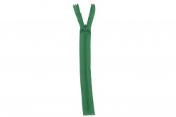 Φερμουάρ κρυφό (αόρατο) 20cm σε πράσινο χρώμα