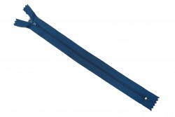 Φερμουάρ σπιράλ λεπτό 25cm σε μπλε χρώμα