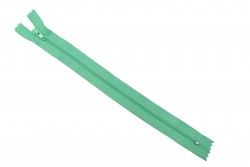 Φερμουάρ σπιράλ λεπτό 25cm σε πράσινο χρώμα
