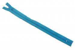 Φερμουάρ σπιράλ λεπτό 30cm σε μπλε χρώμα