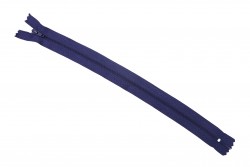 Φερμουάρ σπιράλ λεπτό 30cm σε σκούρο μπλε χρώμα