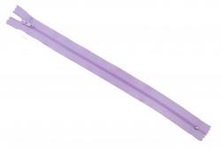 Φερμουάρ σπιράλ λεπτό 30cm σε μοβ χρώμα