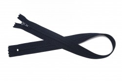 Zipper simple 45cm black