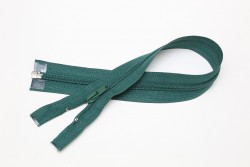 Φερμουάρ διαχωριζόμενο - σπιράλ 40cm σε πράσινο πετρόλ χρώμα