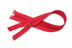 Φερμουάρ διαχωριζόμενο - σπιράλ 40cm σε κόκκινο χρώμα