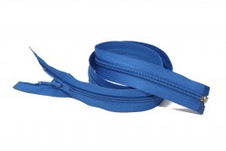 Φερμουάρ διαχωριζόμενο - σπιράλ 75cm σε μπλε χρώμα