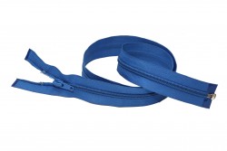 Φερμουάρ διαχωριζόμενο - σπιράλ 80cm σε μπλε χρώμα