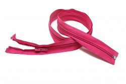 Φερμουάρ διαχωριζόμενο - σπιράλ 80cm σε ροζ χρώμα
