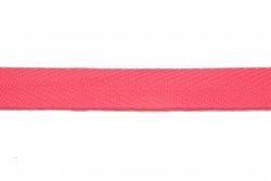 Κορδέλα φακαρόλα βαμβακερή σε ροζ κοραλί χρώμα 10mm