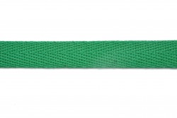 Κορδέλα φακαρόλα βαμβακερή σε πράσινο χρώμα 10mm