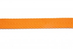 Κορδέλα φακαρόλα βαμβακερή σε πορτοκαλί χρώμα 10mm