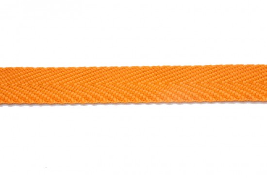 Κορδέλα φακαρόλα βαμβακερή σε πορτοκαλί χρώμα 10mm