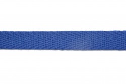 Κορδέλα φακαρόλα βαμβακερή σε μπλε χρώμα 10mm