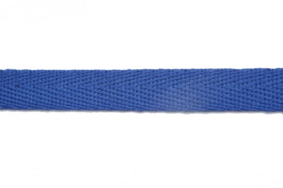 Κορδέλα φακαρόλα βαμβακερή σε μπλε χρώμα 10mm