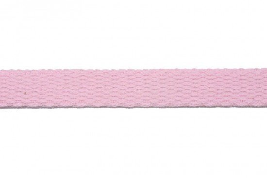 Κορδέλα φακαρόλα βαμβακερή σε ροζ χρώμα 10mm