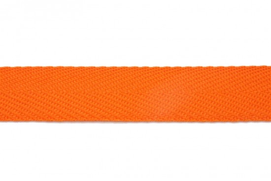Κορδέλα φακαρόλα βαμβακερή σε πορτοκαλί χρώμα 15mm